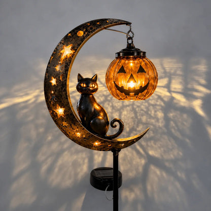 🎃 Halloween Early Bird Sale | 70% OFF Pumpkin Moon Garden Stake Light