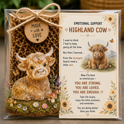 💌 Emotional Support Glass Animal Gift Set | 7 Meaningful Designs with Encouragement Card & Gift-Ready Packaging ✨