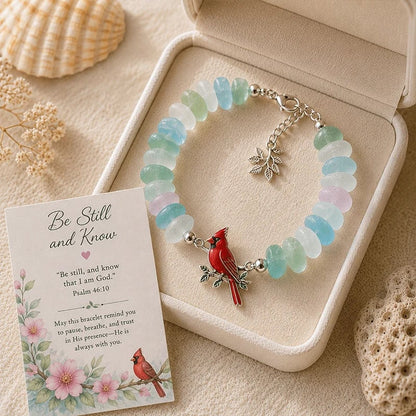 🩵 Sea Glass Blessing Bracelet