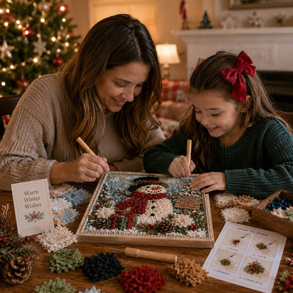 🔥 LAST DAY 50% OFF – 🎄🧵 Premium 3D Christmas Fabric Poke Art Kit