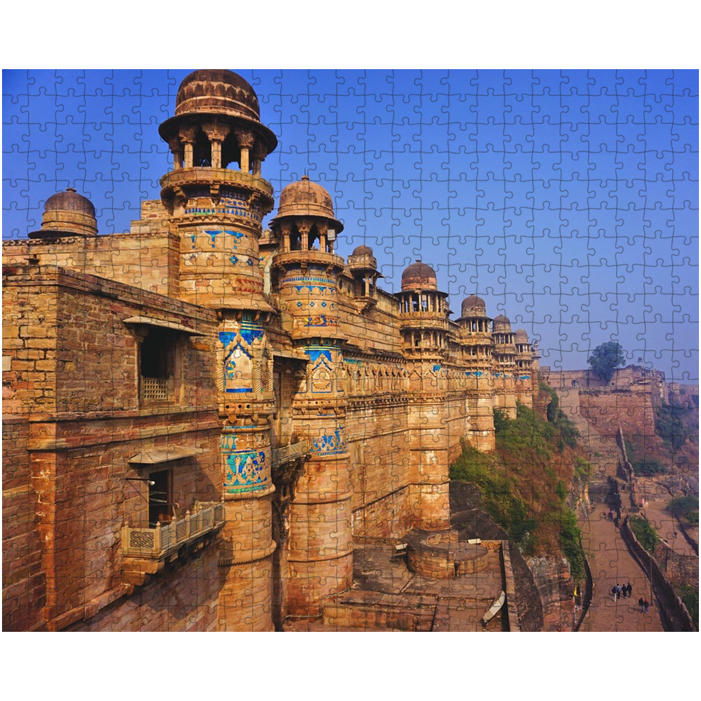 Gwalior Fort In Madhya Pradesh, India - 500 Pieces Puzzle