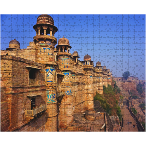 Gwalior Fort In Madhya Pradesh, India - 500 Pieces Puzzle