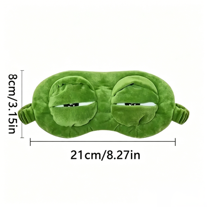 Cute 3D Frog Sleep Eye Mask