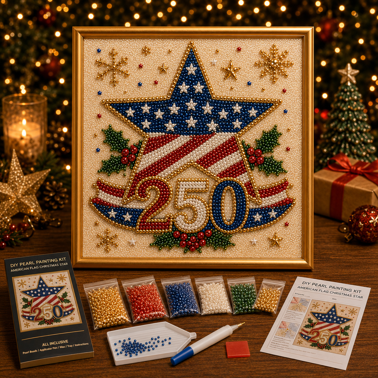 LAST DAY 75% OFF 🇺🇸🎄 The Once-In-A-Lifetime 250th Christmas Pearl Collection
