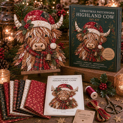 🔥Limited time 70% OFF -🎅✨Christmas Patchwork Fabric DIY Decor Kit