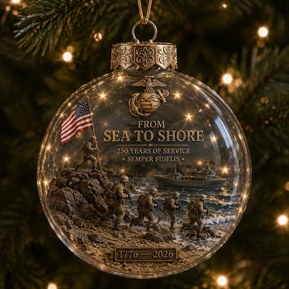 🎄 LAST DAY 75% OFF 🇺🇸 America 250th Military Legacy Light-Up Christmas Ball