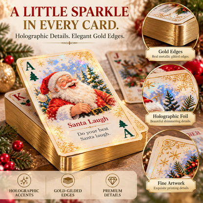🔥Limited time 49% OFF -🃏 🎅 Christmas Party Fun Playing Cards -Make Your Christmas Game Night More Fun!