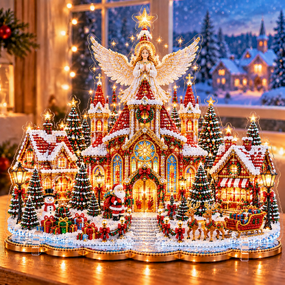 🔥Limited time 49% OFF -🎄❤️ DIY Christmas Village Diamond Art – Make Christmas Memories Together