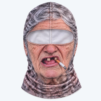 Funny Realistic Face Ski Mask – Hilarious Winter Party Gear for Outdoor Groups