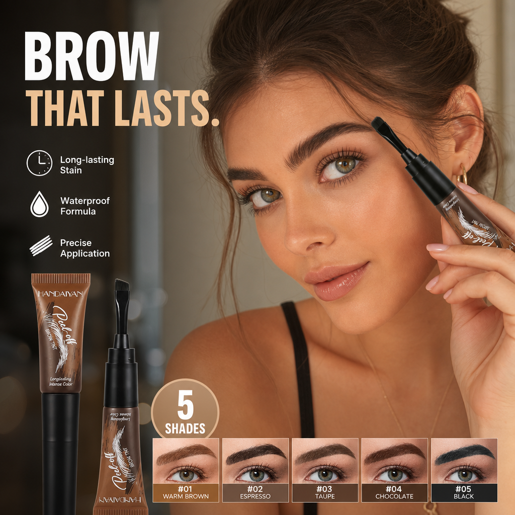 🏆 Last Day Special Price ! 💞Buy 1 Get 1 Free💞50K+ SOLD!🎨Waterproof Brow Tint – Peel‑off, easy apply. Covers greys, shapes perfectly. A brow game changer!🌟