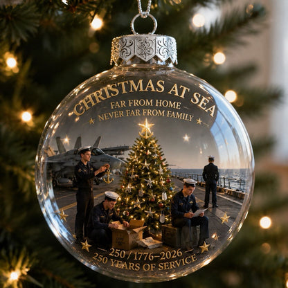 🎄 LAST DAY 75% OFF 🇺🇸 America 250th Military Legacy Light-Up Christmas Ball
