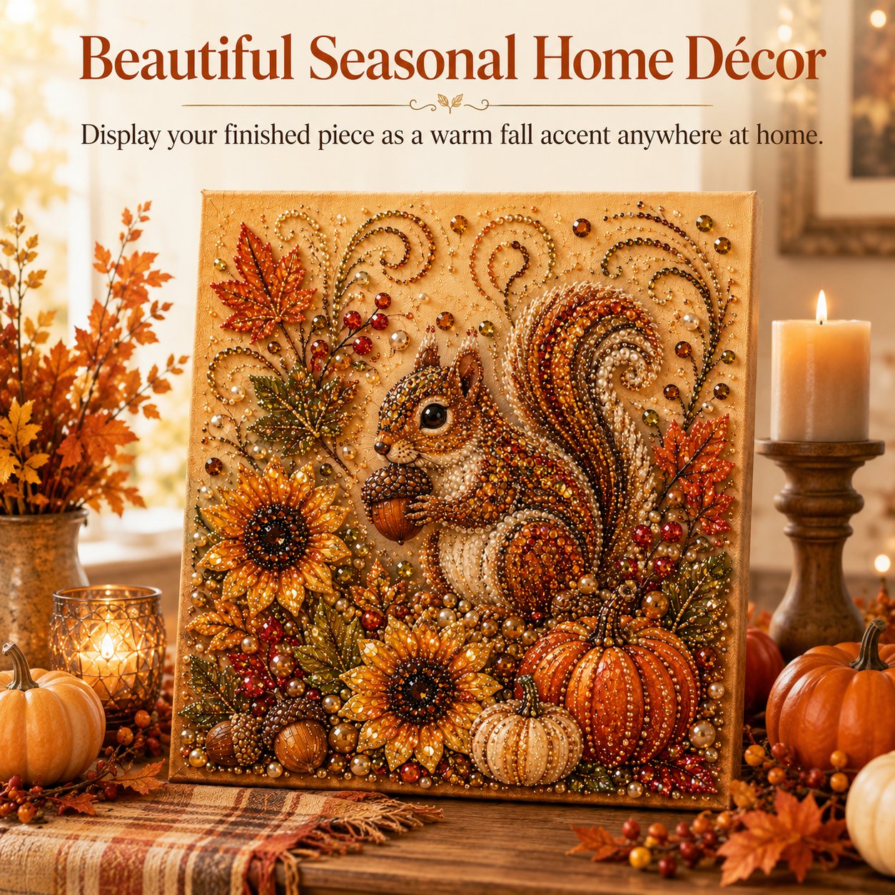 🔥 Last Day 75% OFF - 🍂💎 Autumn Pearl Painting Kit – Relaxing DIY Craft to Create Sparkling Fall Artwork 🖌️