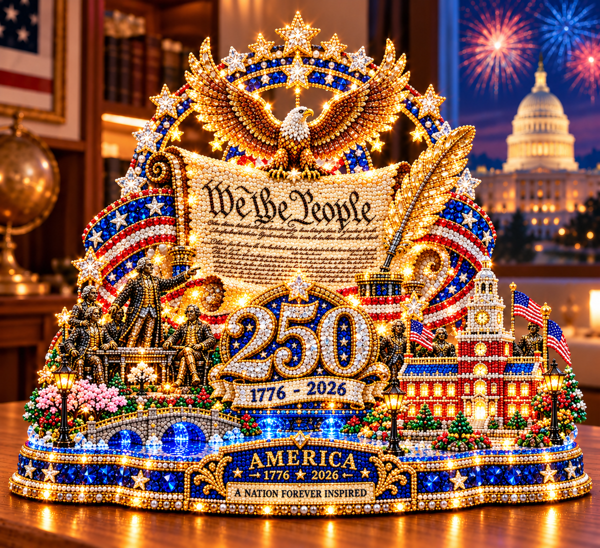 🔥Christmas Sale 49% OFF🌲 America’s 250th Anniversary DIY Diamond Art Collection