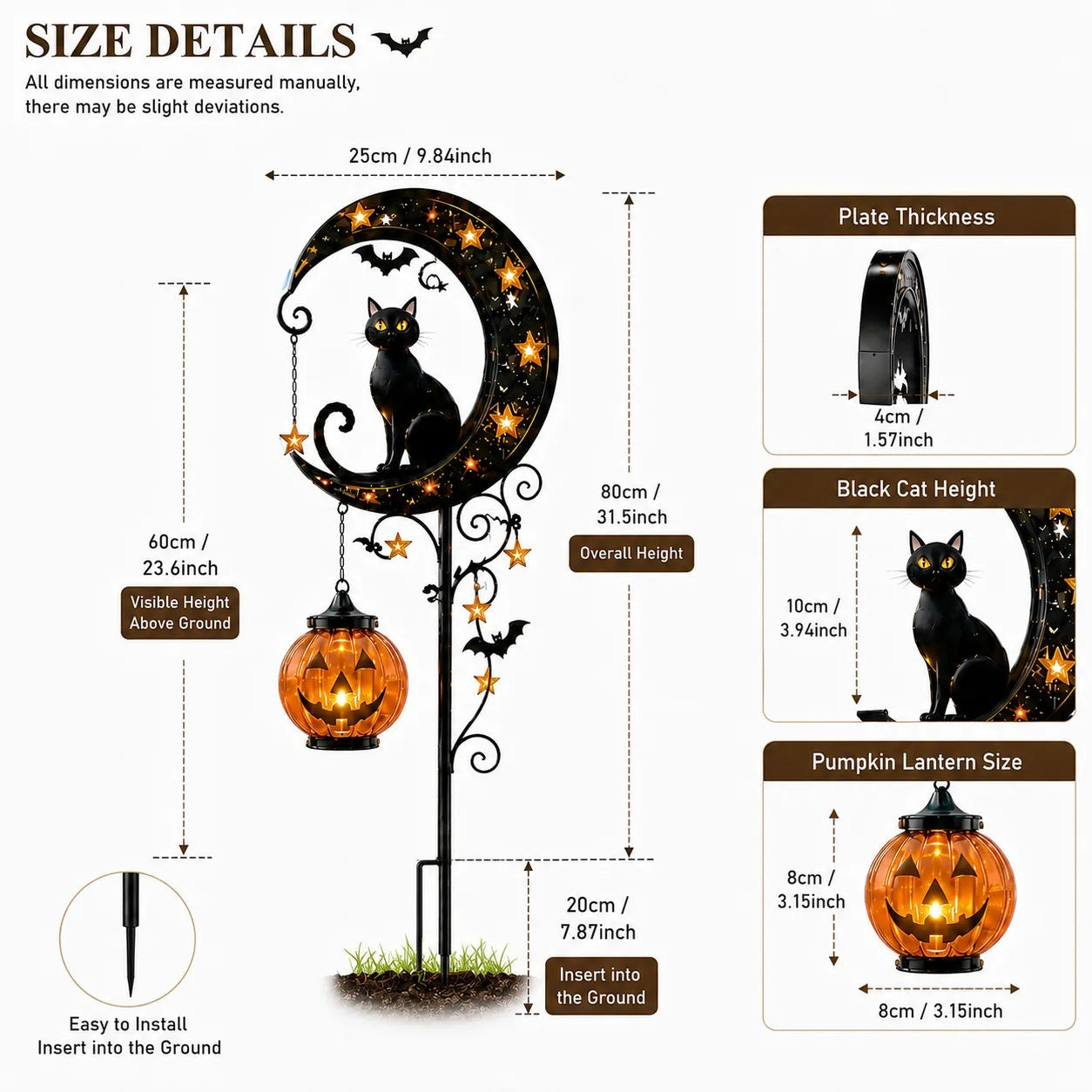 🎃 Halloween Early Bird Sale | 70% OFF Pumpkin Moon Garden Stake Light