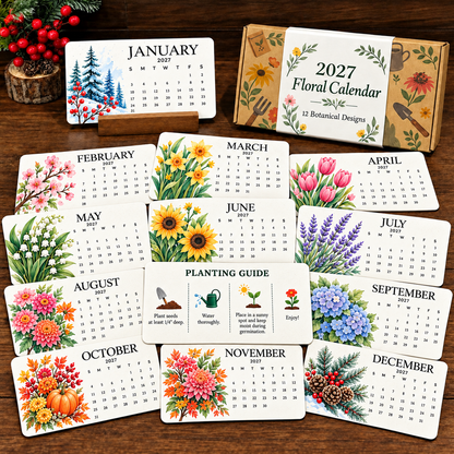 ✨Early Holiday Sale 70% OFF🌱Eco-Friendly Plantable “Timeless” Seed Calendar 2027