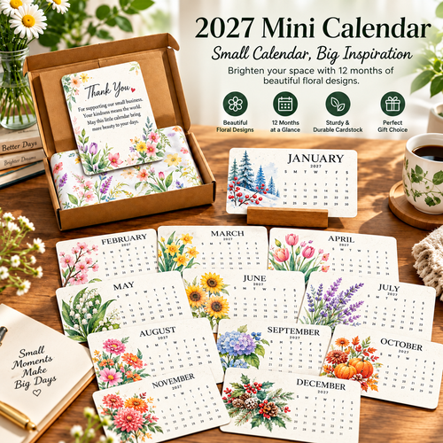 ✨Early Holiday Sale 70% OFF🌱Eco-Friendly Plantable “Timeless” Seed Calendar 2027