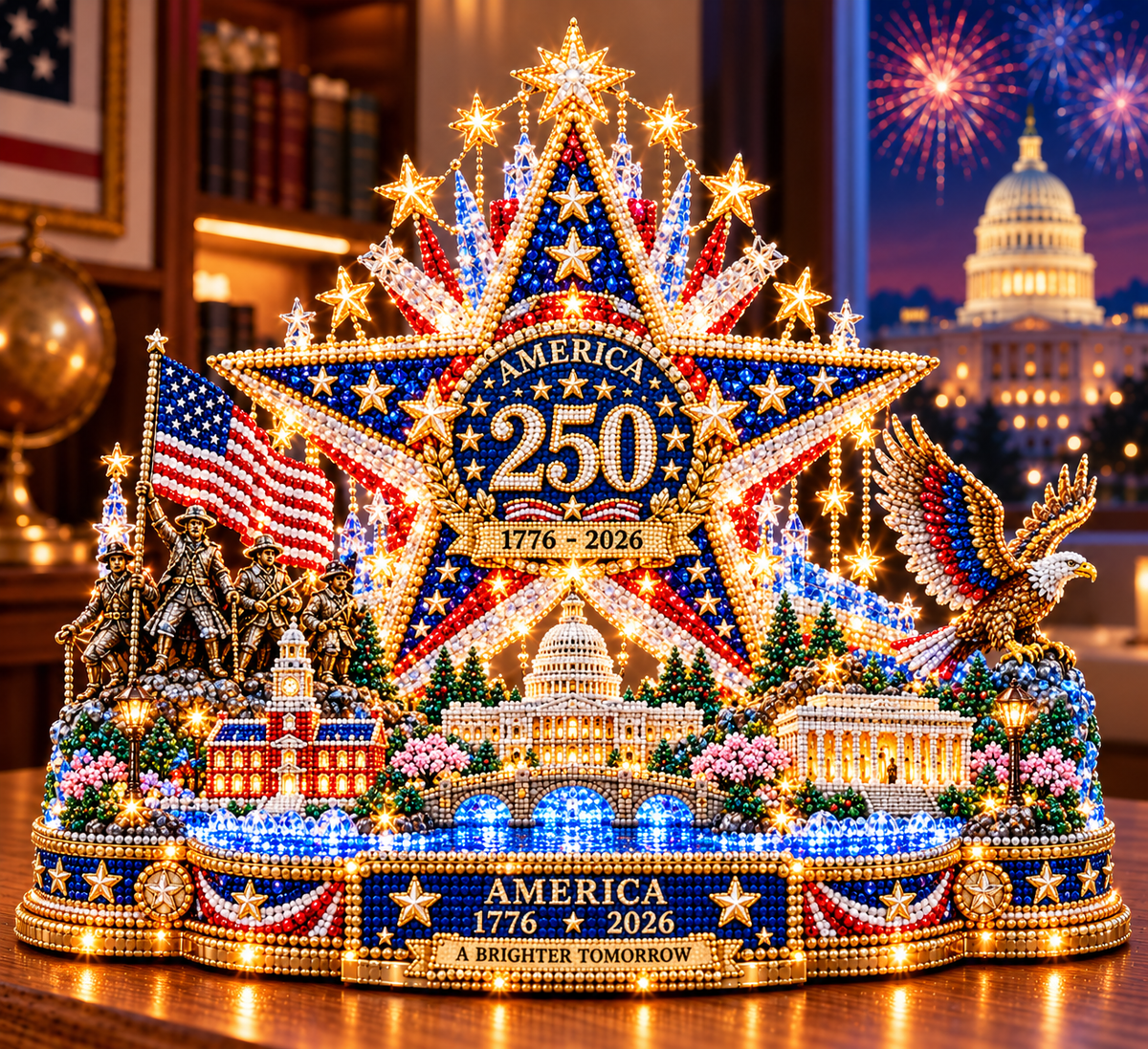 🔥Christmas Sale 49% OFF🌲 America’s 250th Anniversary DIY Diamond Art Collection