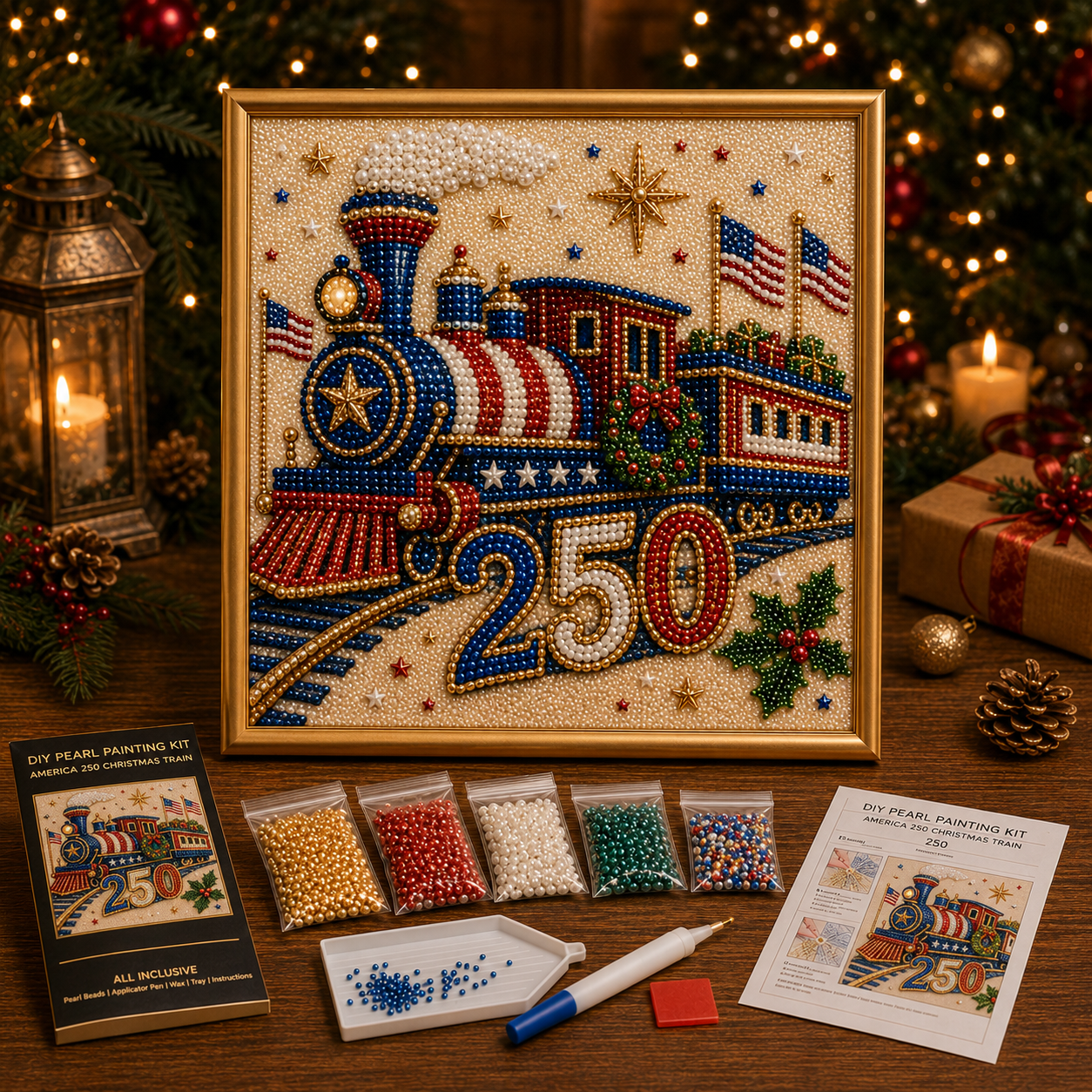 LAST DAY 75% OFF 🇺🇸🎄 The Once-In-A-Lifetime 250th Christmas Pearl Collection