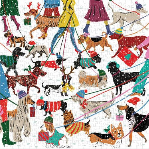 Winter Dogs - 500 Pieces Puzzle