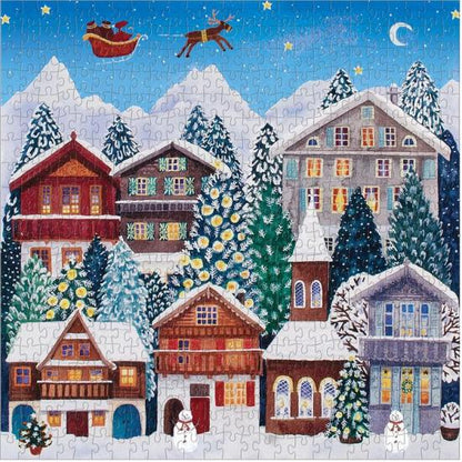 Yuletide Village - 500 Pieces Puzzle