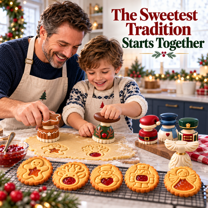 🔥Limited time 70% OFF -🍓🍪 Christmas Jam Cookie Press – Make Adorable Holiday Cookies at Home!