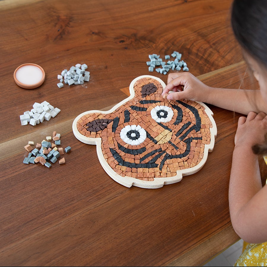 Tiger Mosaic Art Craft