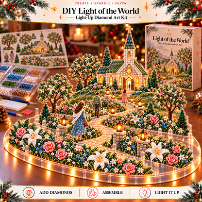 ✨ Faith & Glow DIY Diamond Art Scene Kit
