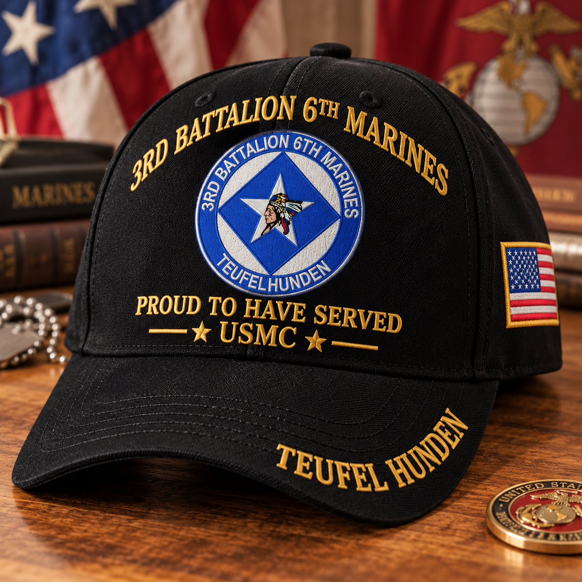 🌲LAST DAY SALE 50% OFF 🎁USMC Infantry Battalion Veteran Cap Collection