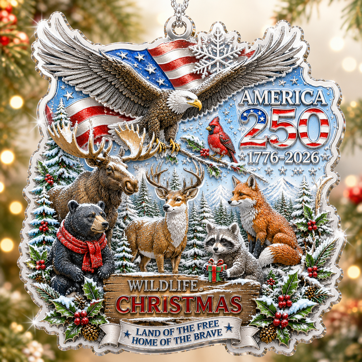 LAST DAY 70% OFF ❄America 250™ Christmas Heritage Ornament