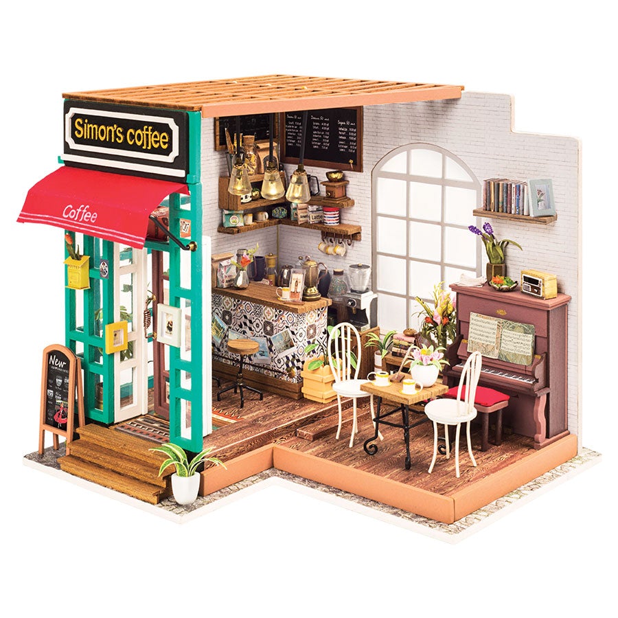 Coffee Shop of Street Corner
