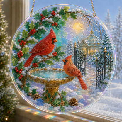 🔥 Limited Time 70% OFF – 🎅✨ Christmas Puzzle Hanging Ornament Kit – Sparkling DIY Window Suncatcher
