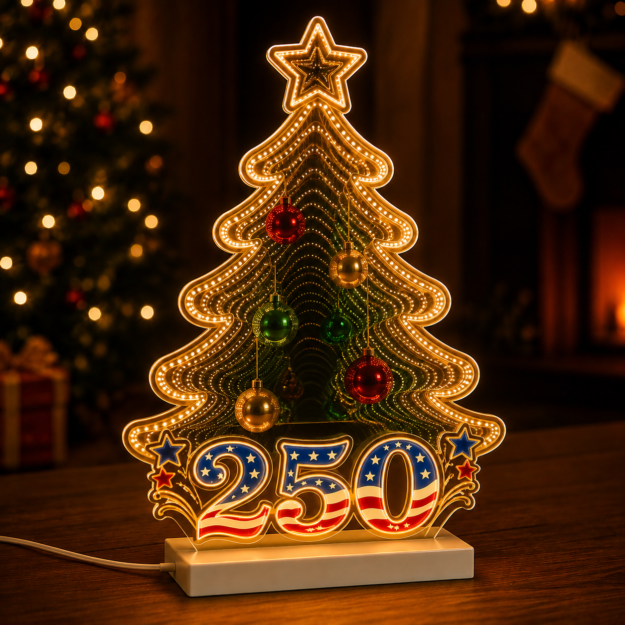 🇺🇸 Limited Edition America 250 Christmas Infinity Tunnel Light™