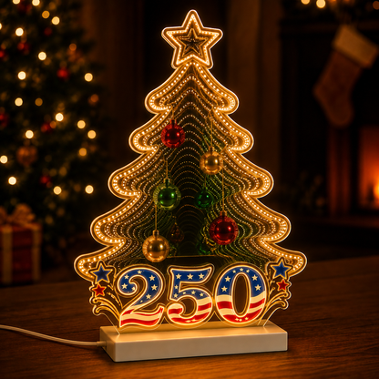 🇺🇸 Limited Edition America 250 Christmas Infinity Tunnel Light™