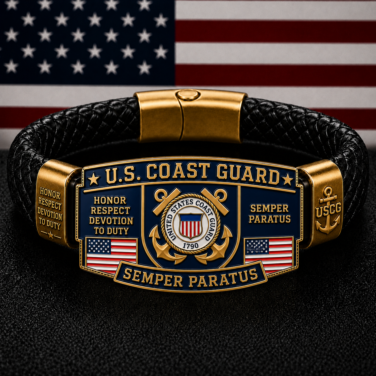 ⚓Last Day Promo: 70% OFF 🌊U.S. Coast Guard Semper Paratus Tribute Bracelet