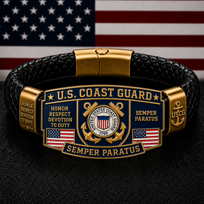 ⚓Last Day Promo: 70% OFF 🌊U.S. Coast Guard Semper Paratus Tribute Bracelet
