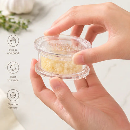 ⚡️Last Day 70% OFF - 🧄Clear Manual Garlic Twister and Ginger Mincer Tool