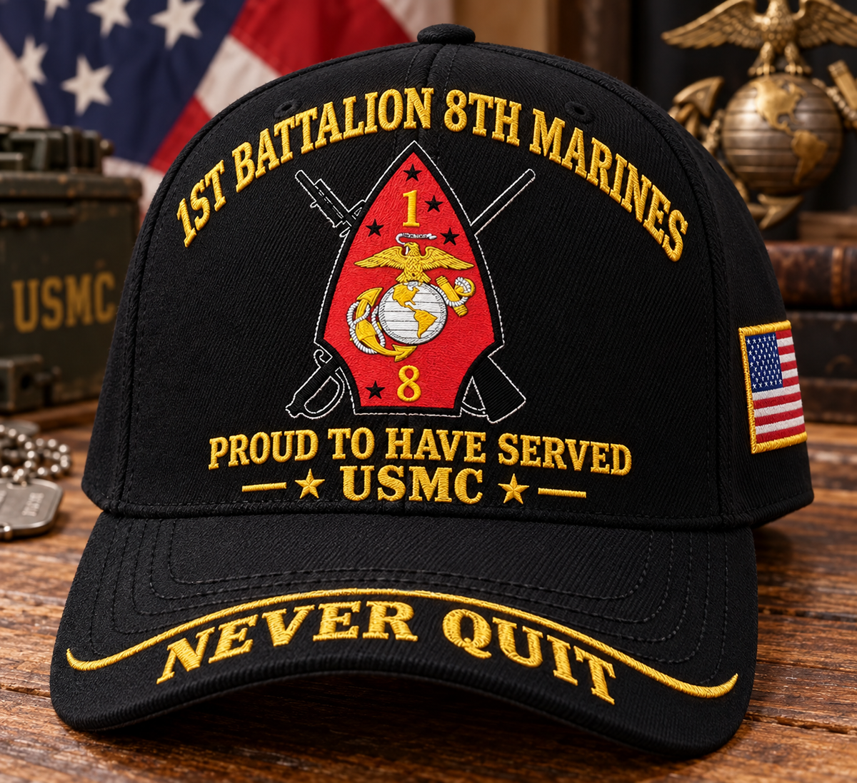 🌲LAST DAY SALE 50% OFF 🎁USMC Infantry Battalion Veteran Cap Collection