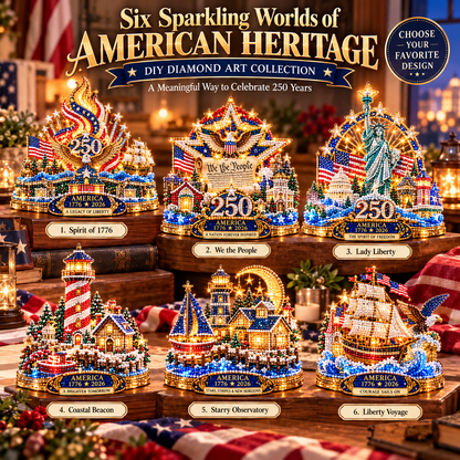 🔥Christmas Sale 49% OFF🌲 America’s 250th Anniversary DIY Diamond Art Collection