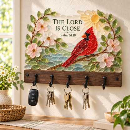 🔥LAST DAY 70% OFF - ✝️Heirloom Faith Sea Glass Key Holder Collection