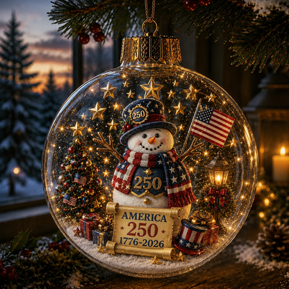 🔥Last Day: Huge Discounts!!🔥 America 250 Heritage Crystal Ornament™