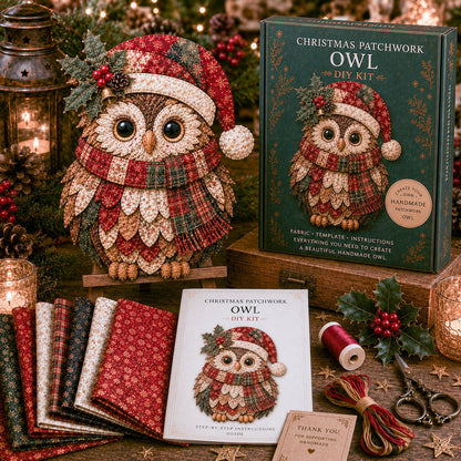 🔥Limited time 70% OFF -🎅✨Christmas Patchwork Fabric DIY Decor Kit
