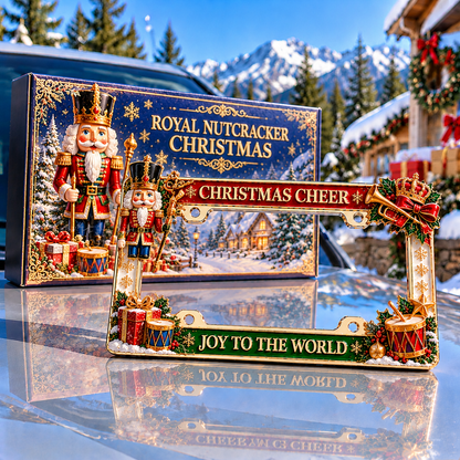 🔥Limited time 49% OFF -🎄🚗Christmas Decorative License Plate Frame – Bring Holiday Cheer to Every Drive!
