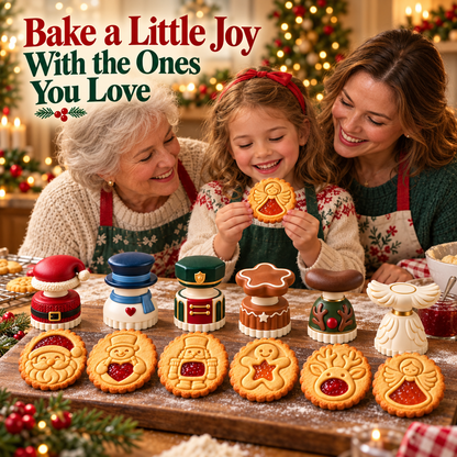🔥Limited time 70% OFF -🍓🍪 Christmas Jam Cookie Press – Make Adorable Holiday Cookies at Home!
