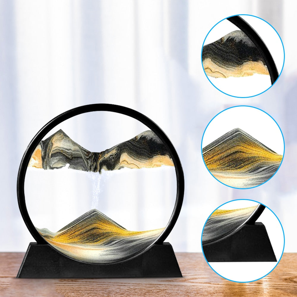 🌲LAST DAY SALE 50% OFF 🎁2026 New 3D Hourglass Deep Sea Sandscape