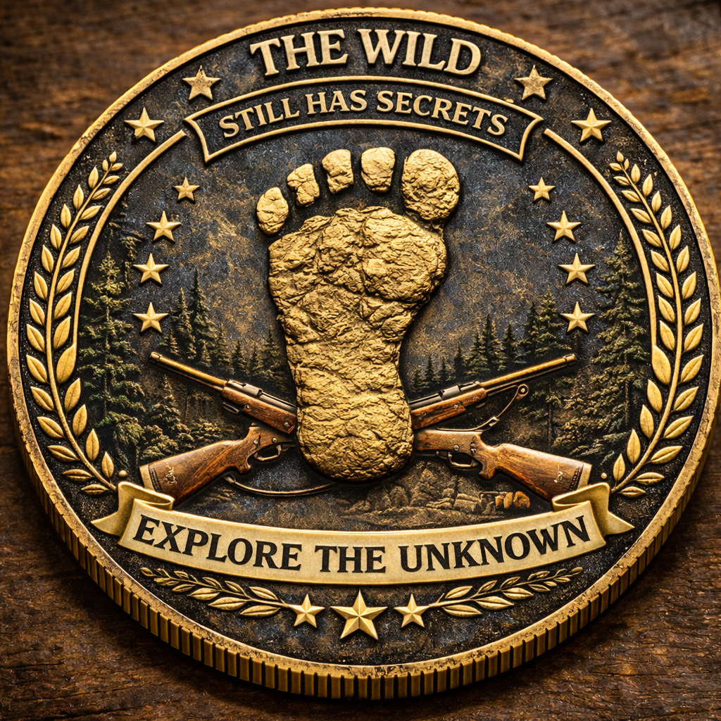 🏆Last Day Promo: 49% OFF! 🎖️Bigfoot Country Explorer Challenge Coin