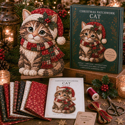 🔥Limited time 70% OFF -🎅✨Christmas Patchwork Fabric DIY Decor Kit