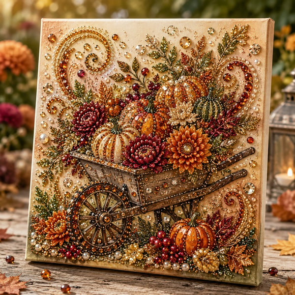 🔥 Last Day 75% OFF - 🍂💎 Autumn Pearl Painting Kit – Relaxing DIY Craft to Create Sparkling Fall Artwork 🖌️