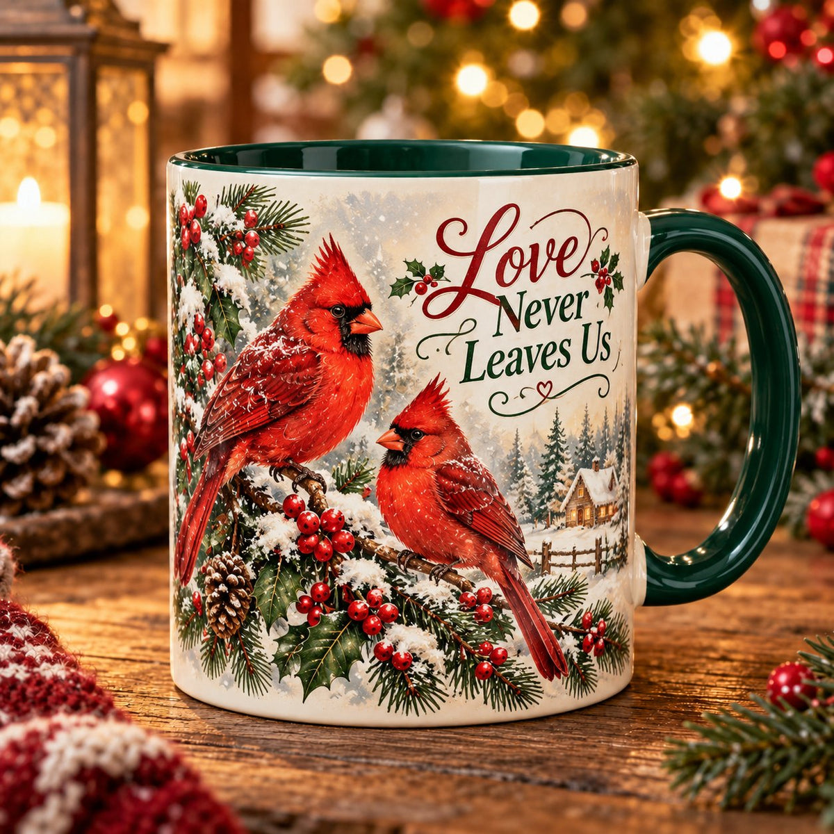 🔥Limited time 49% OFF -🎄☕Vintage Christmas Porcelain Mug – Bring Holiday Charm to Every Sip!