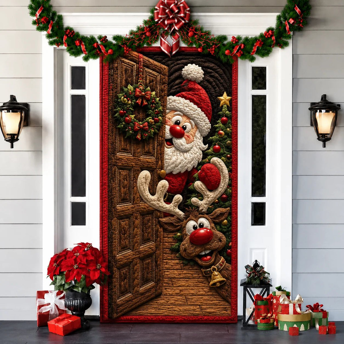 Last day 70% OFF🌟2026 3D Christmas front door decoration