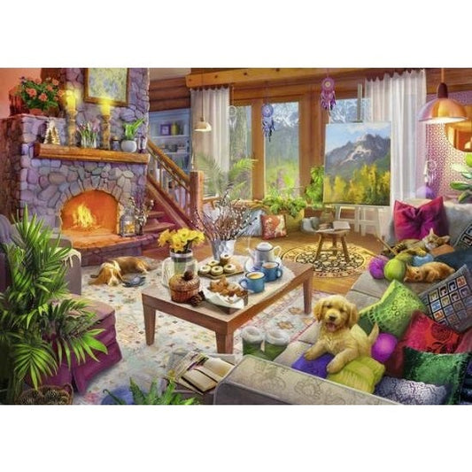 Cozy Cabin - 1000 Pieces Puzzle